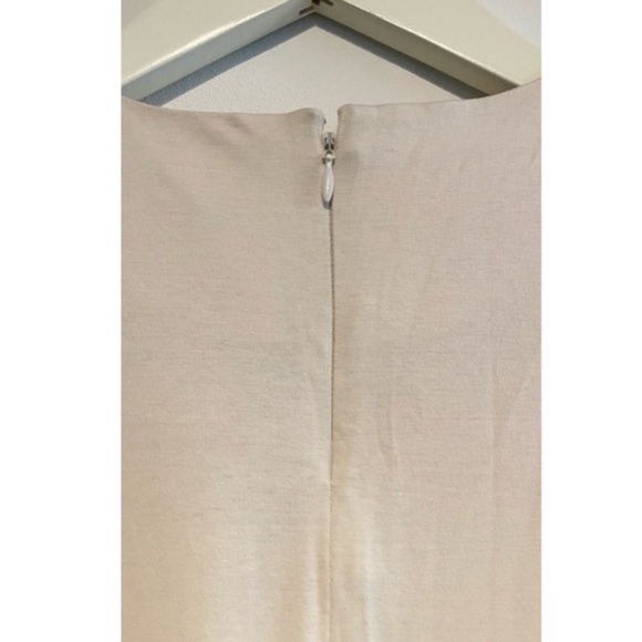 COS NWT cream A-line cotton jersey dress - Picture 6 of 7